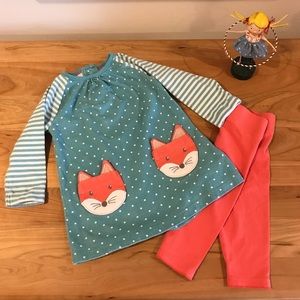 Baby Boden Girls Fox Play Set - 3-6 Months